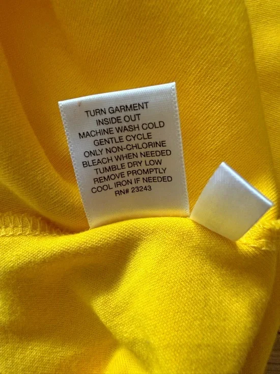 NY & Company Yellow Sleeveless Fit & Flare Dress - Medium - Picture 6 of 9